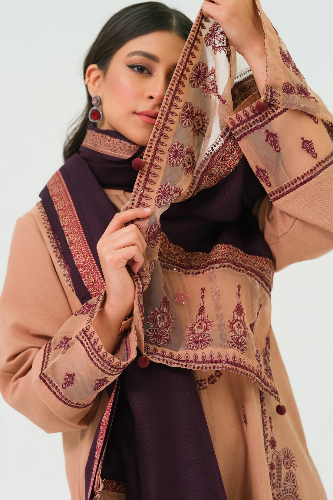 Brewed Bliss | 3-Piece Stitched