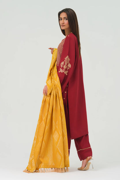 Eternal Red | 3-Piece Stitched