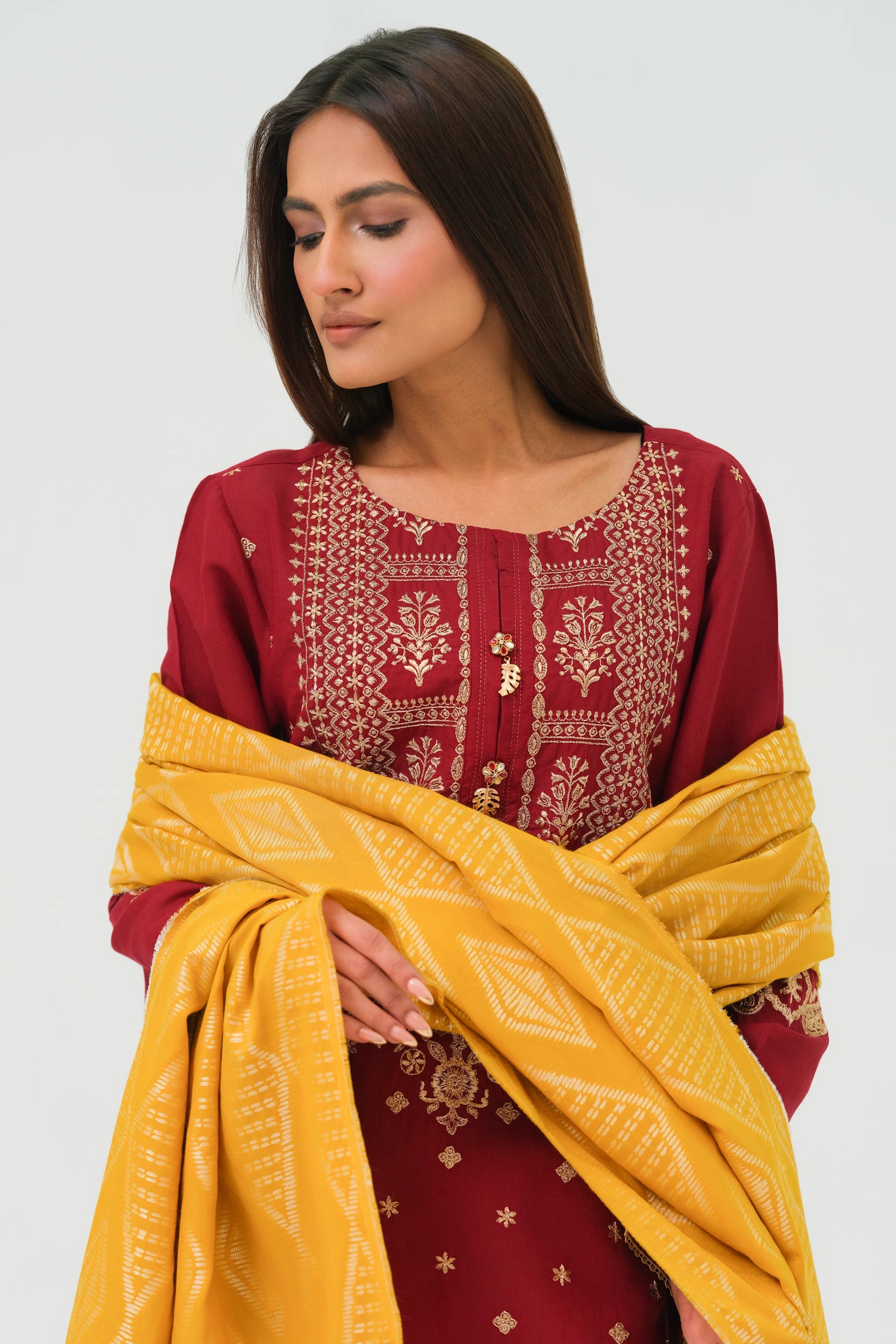 Eternal Red | 3-Piece Stitched