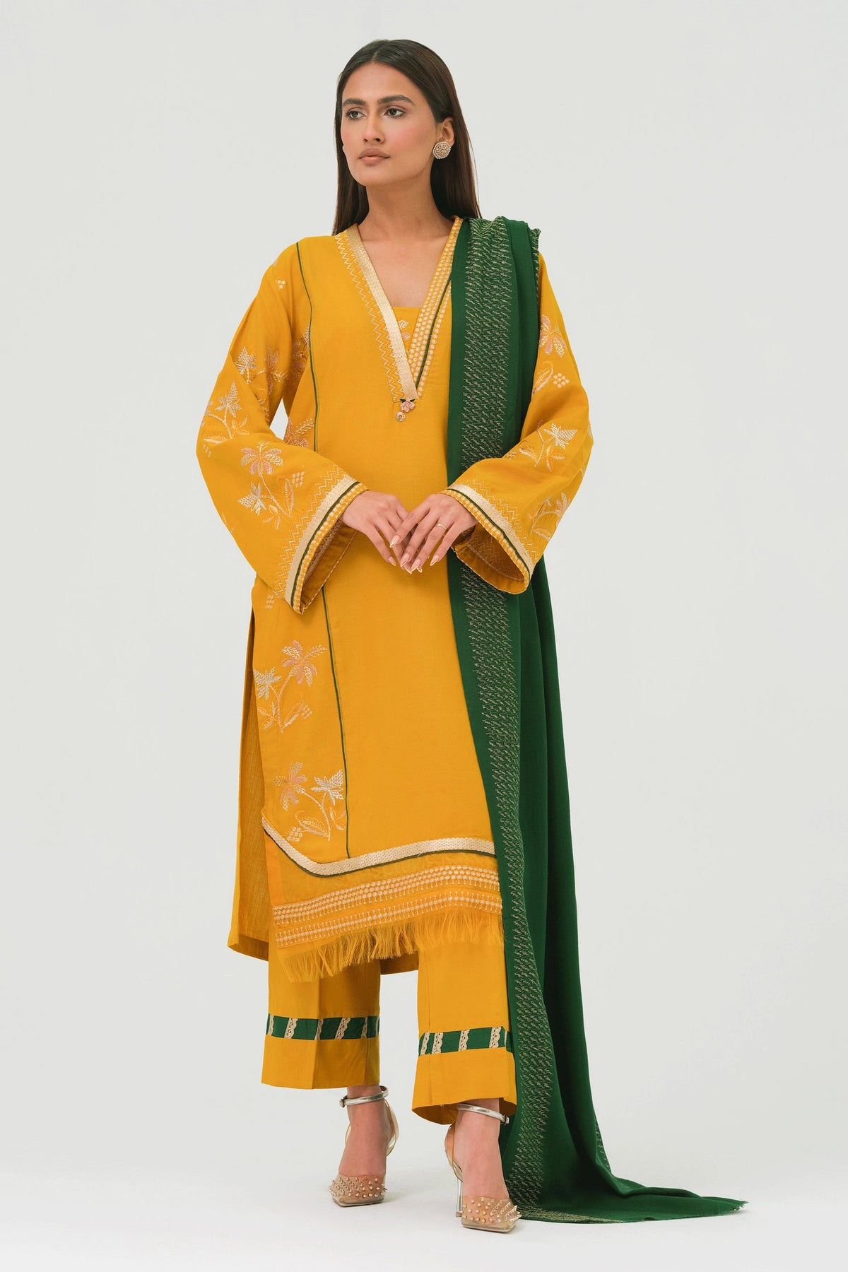 Tropical Gold | 3-Piece Stitched